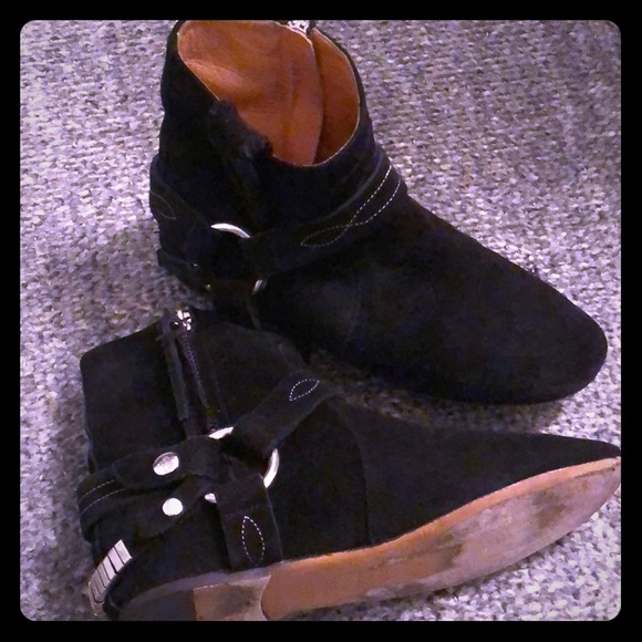 Isabel marant flat biker booties - Picture 1 of 5